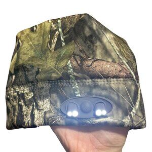 Powercap 4-LED Lighted Camo Beanie – Mossy Oak Country, Like New